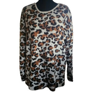 Philosophy Animal Print Sweater
